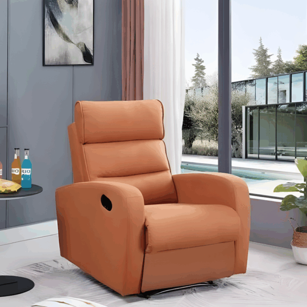 S063-6002獨享橘沙發|沙發|休閒椅||懶人椅|皇品傢俱工作坊