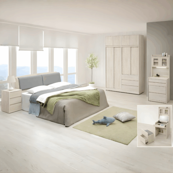 E001-755系列|床組|床頭櫃|化妝台|衣櫃|系統櫃|皇品傢俱工作坊