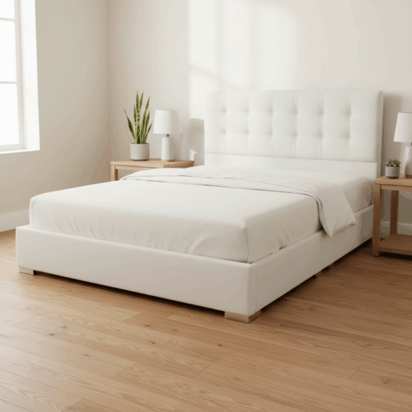 H027-純淨晨光床組|床頭|床組|床架|皇品傢俱工作坊