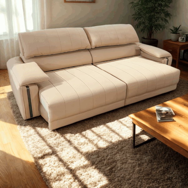 S015-鬆鬆電動沙發床|沙發|電動沙發|沙發床|電動沙發床|皇品傢俱工作坊