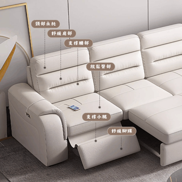 S081-輕境多功能沙發|沙發|多功能沙發|電動沙發|貴妃沙發|L型沙發|沙發床|皇品傢俱工作坊