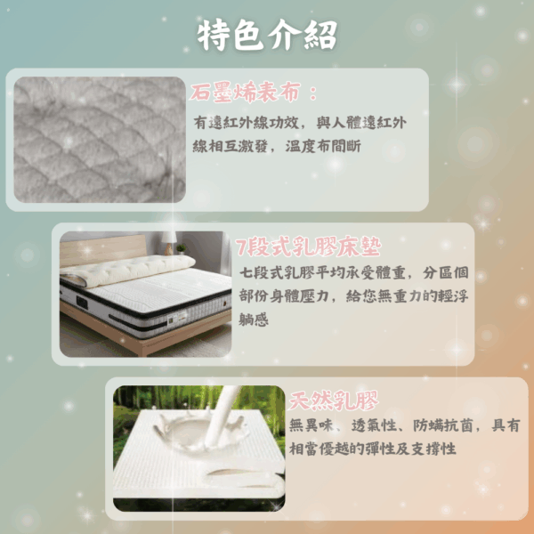 L010-伊奎諾床墊|床墊|獨立筒|皇品傢俱工作坊