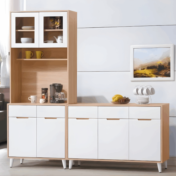 J018-伊登北歐餐櫃|餐邊櫃|電器櫃|收納櫃|皇品傢俱工作坊